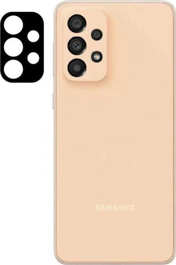 Coverzone Galaxy A33 5g Için Uyumlu 3d Curve Kamera Camı Siyah - Image 1