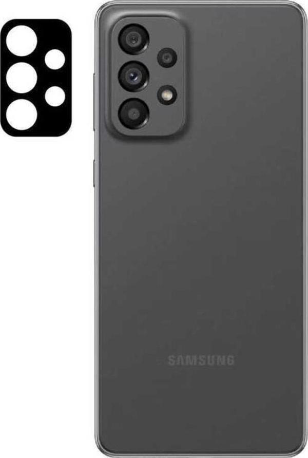 Coverzone Galaxy A73 4g Uyumlu 3d Curve Kamera Camı Siyah - Image 1