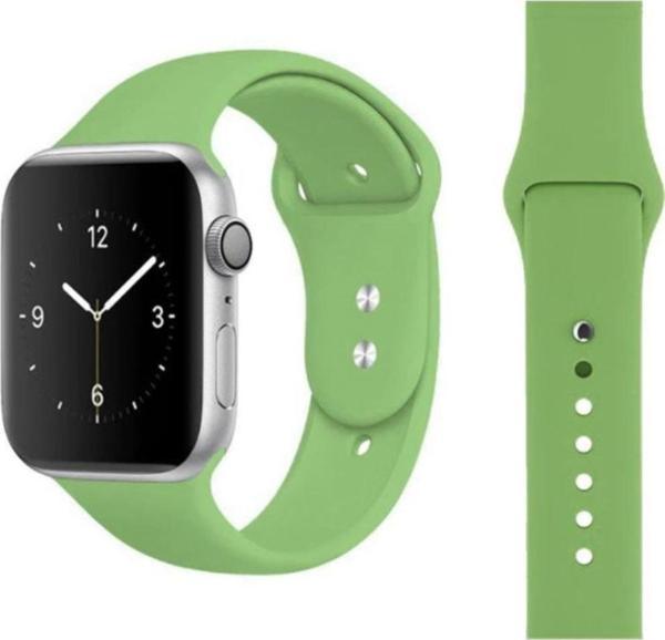 Coverzone Apple Watch Için 42mm Saat Kayışı Ent Yeşil Kaliteli Termoplastik - Image 1