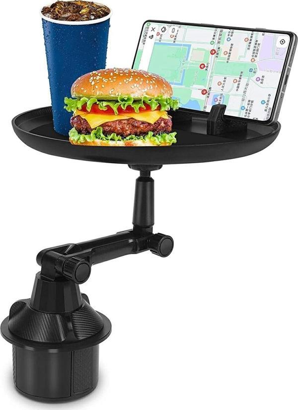 Coverzone Araç Içi Telefon Tutucu 360 ° Döndürme Özellikli Tepsisi Ayarlanabilir 8,3 Inçlik Telefon Standı - Image 1