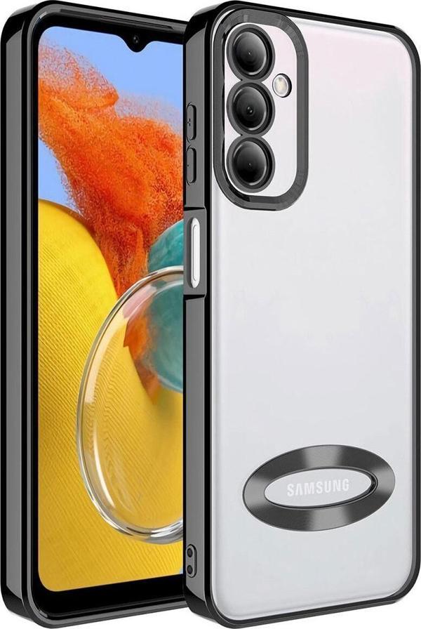 Coverzone Galaxy M14 ile Uyumlu Kılıf Kamera Korumalı Logo Gösteren Colored Z-omega - Image 1