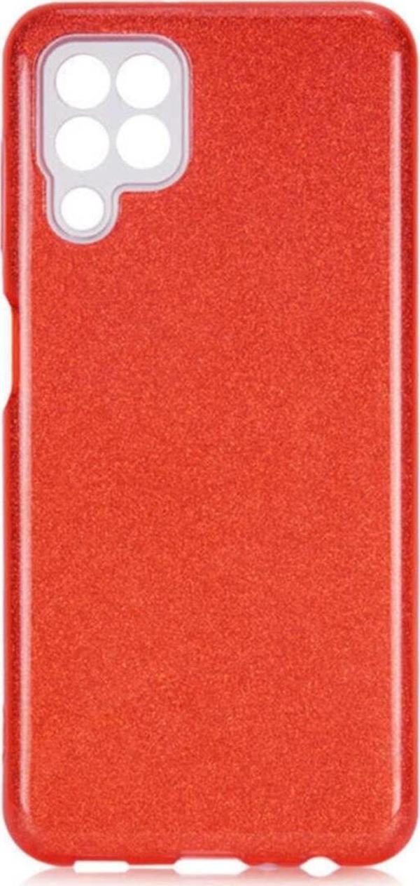 Coverzone Galaxy M32 Kılıf Shining Silikon Kılıf Shining Silikon Kırmızı - Image 1