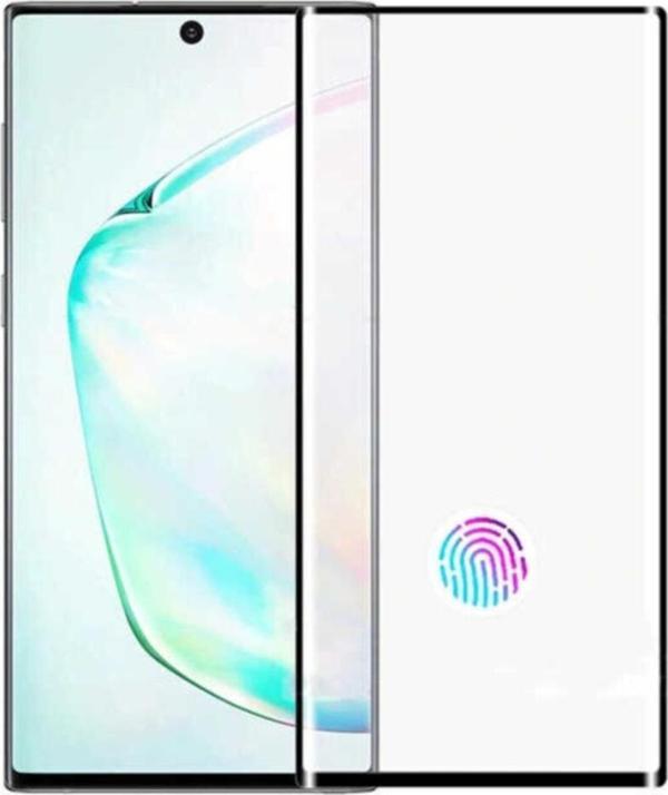 Coverzone Galaxy Note 10 Uyumlu Kavisli Tam Yapışan Cam Ekran Koruyucu - Image 1