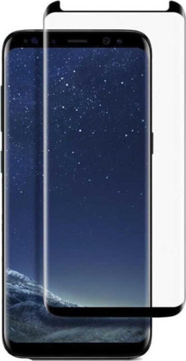 Coverzone Galaxy Note 8 Uyumlu Kavisli Tam Yapışan Cam Ekran Koruyucu - Image 1