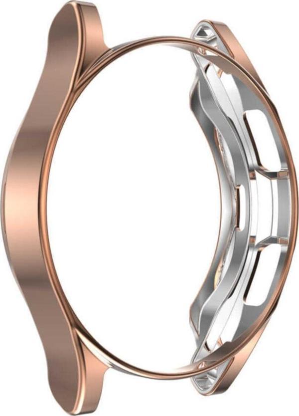Coverzone Galaxy Watch 4 Classic 40mm Için Watch Gard 02 Koruyucu Silikon Rosegold - Image 1