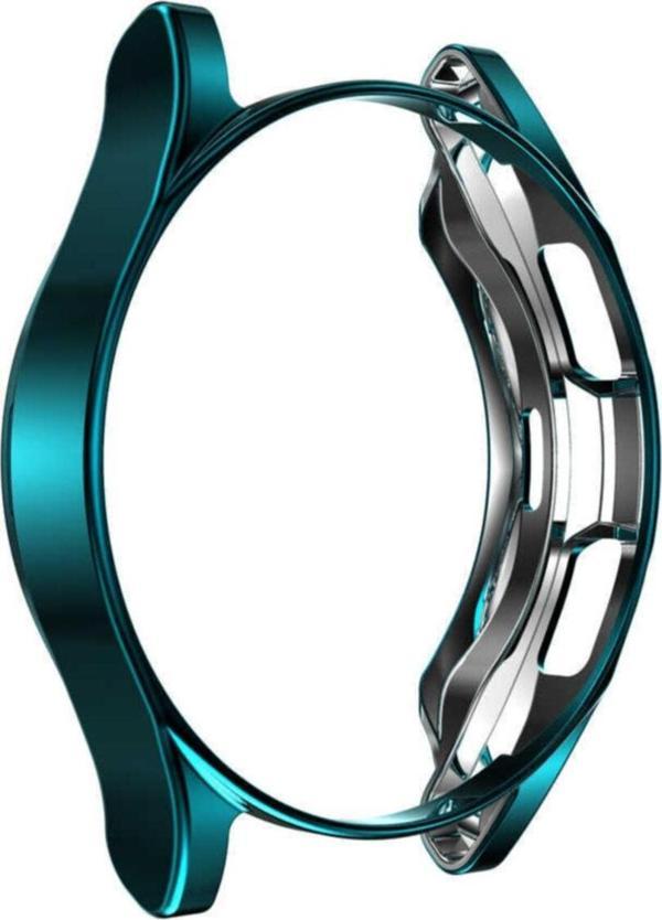 Coverzone Galaxy Watch 4 Classic 42mm Için Watch Gard 02 Koruyucu Silikon Koyu Yeşil - Image 1