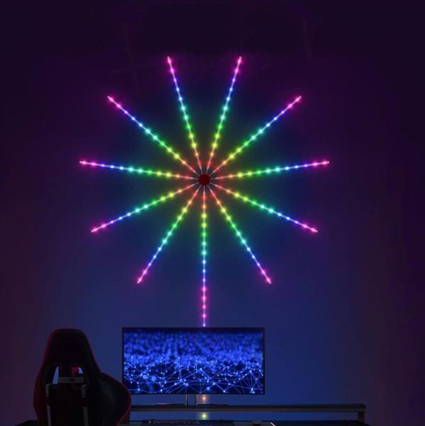 Coverzone Led Yanar Söner Aydınlatma Renkli Led Işık Doğum Günleri Yılbaşı Kutlama Salon Oturma Odası YH24S - Image 1
