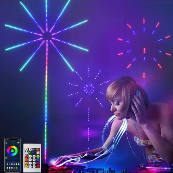 Coverzone Led Yanar Söner Aydınlatma Renkli Led Işık Doğum Günleri Yılbaşı Kutlama Salon Oturma Odası YH24L - Image 1