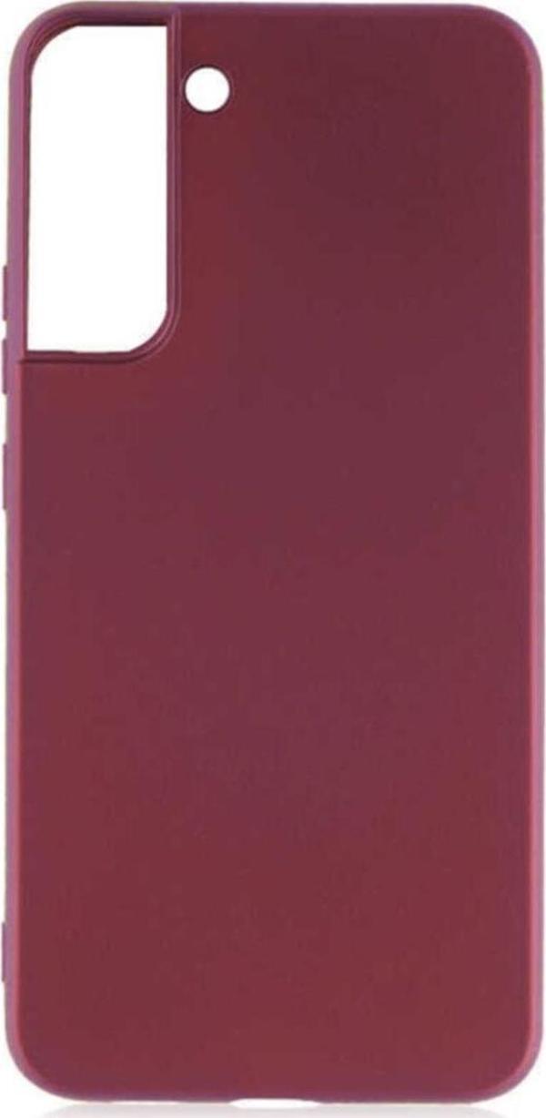 Coverzone Galaxy S22 Plus Kılıf Premier Silikon Kapak Mürdüm - Image 1
