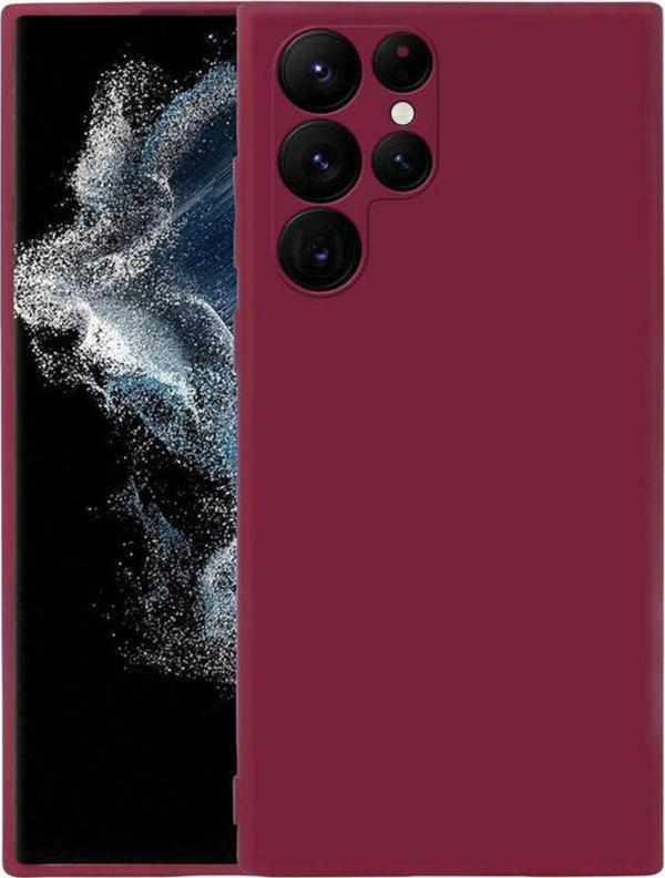 Coverzone Galaxy S22 Ultra Ile Uyumlu Kılıf Mara Silky Termoplastik Kılıf Koyu Mor - Image 1