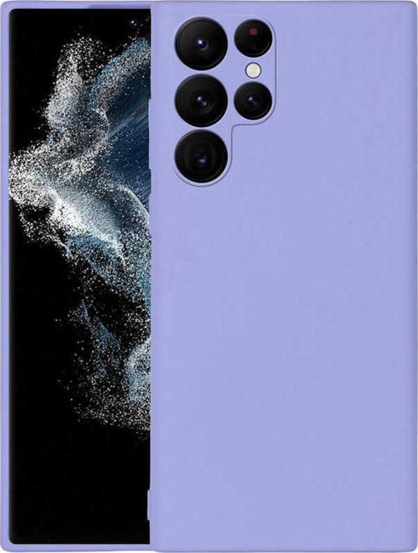 Coverzone Galaxy S22 Ultra Ile Uyumlu Kılıf Mara Silky Termoplastik Kılıf Lila - Image 1