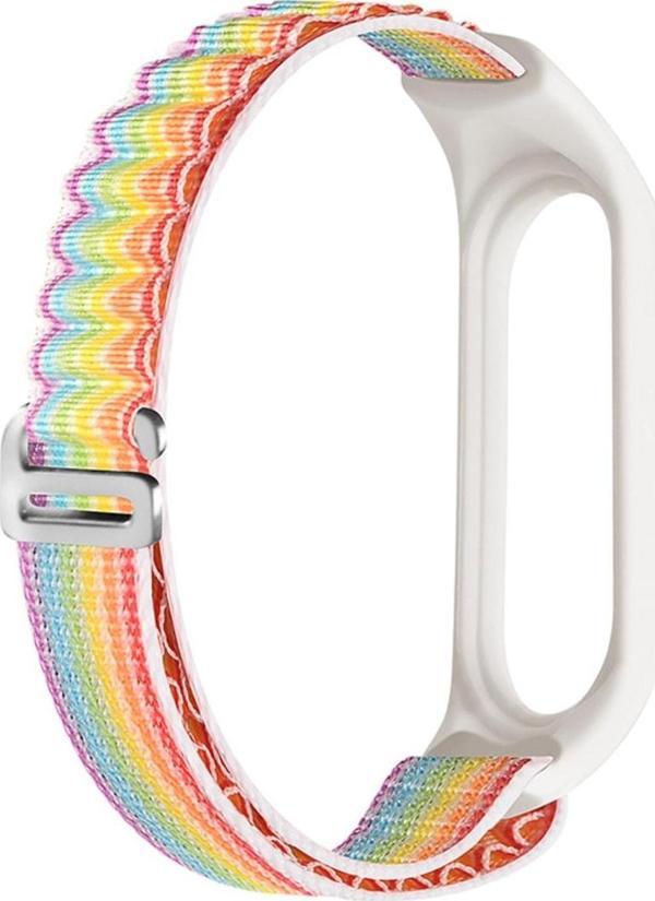 Coverzone Xiaomi Mi Band 3 Ve Mi Band 4 Ile Uyumlu Akıllı Bileklik Alpen Loop Yedek Kordon Çift Katmanlı Kumaş - Image 1