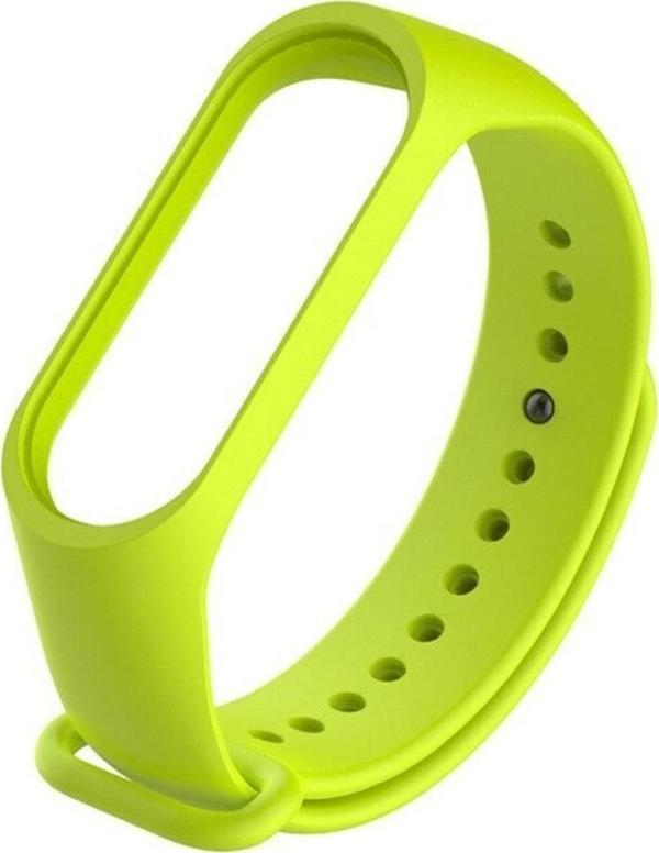 Coverzone Xiaomi Mi Band 5 Ile Uyumlu Saat Kayışı Ent Kaliteli Spor Saat Termoplastik Kordon Fıstık Yeşil - Image 1