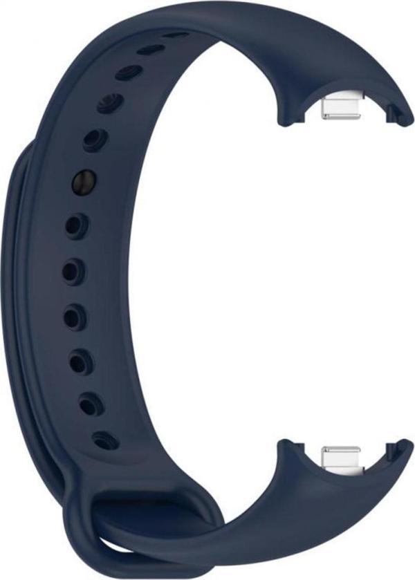 Coverzone Xiaomi Mi Band 8 Ile Uyumlu Akıllı Bileklik Kayışı Kaliteli Termoplastik Kordon Lacivert - Image 1