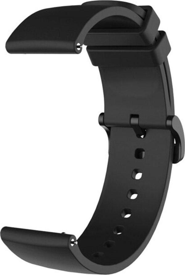 Coverzone Galaxy Watch Active 2 44mm Ile Uyumlu Spor Kordon Quintessential Kayış Siyah - Image 1