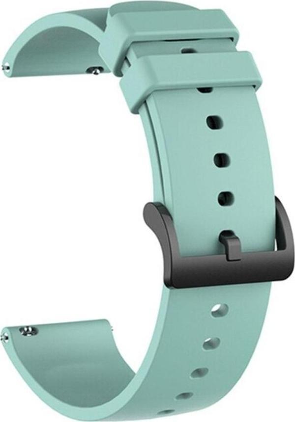 Coverzone Galaxy Watch Active 2 44mm Ile Uyumlu Spor Kordon Quintessential Kayış Su Yeşili - Image 1