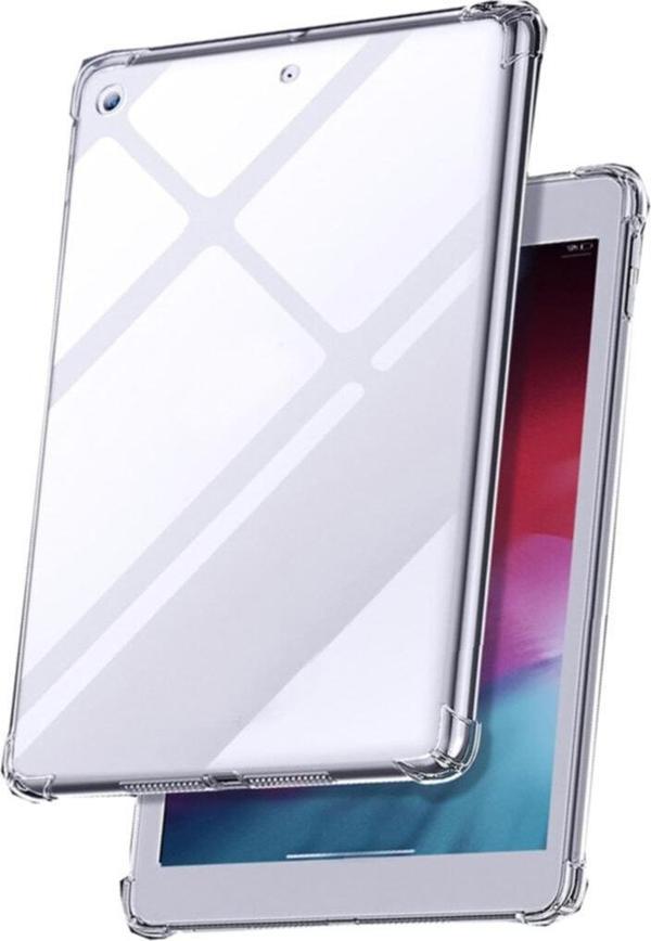 Coverzone Galaxy Tab A Sm-t510 10.1 Inç Için Dört Köşeli Antishock Silikon Kılıf Şeffaf - Image 1