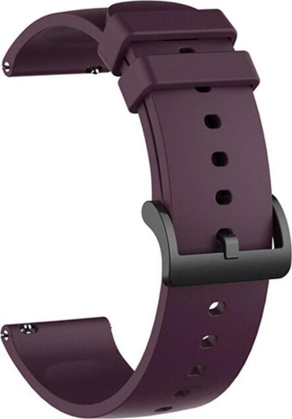 Coverzone Galaxy Watch 3 41mm Ile Uyumlu Spor Kordon Quintessential Kayış Mor - Image 1