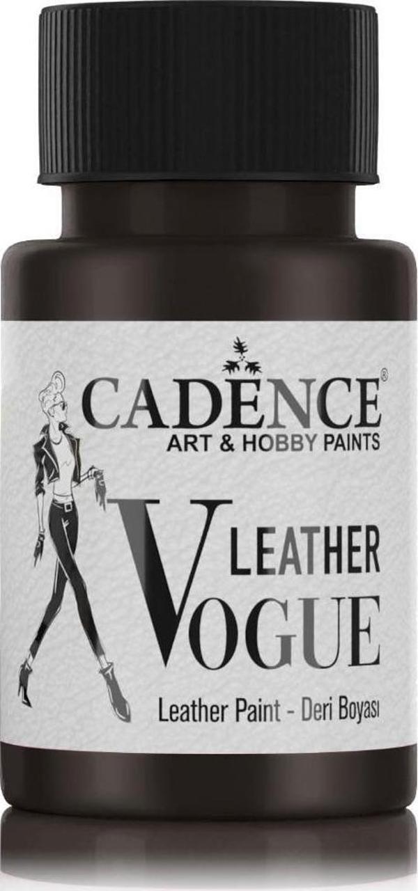 Cadence LEATHER VOGUE DERİ BOYASI METALİK LVM-09 SİYAH 50 ML - Image 1