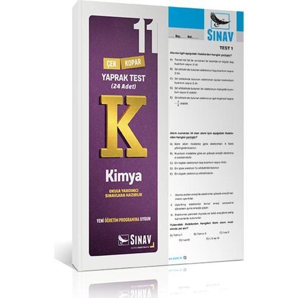 Sınav Yayınları 11. Sınıf Kimya Yaprak Test - Sınav Yayınları - Image 1