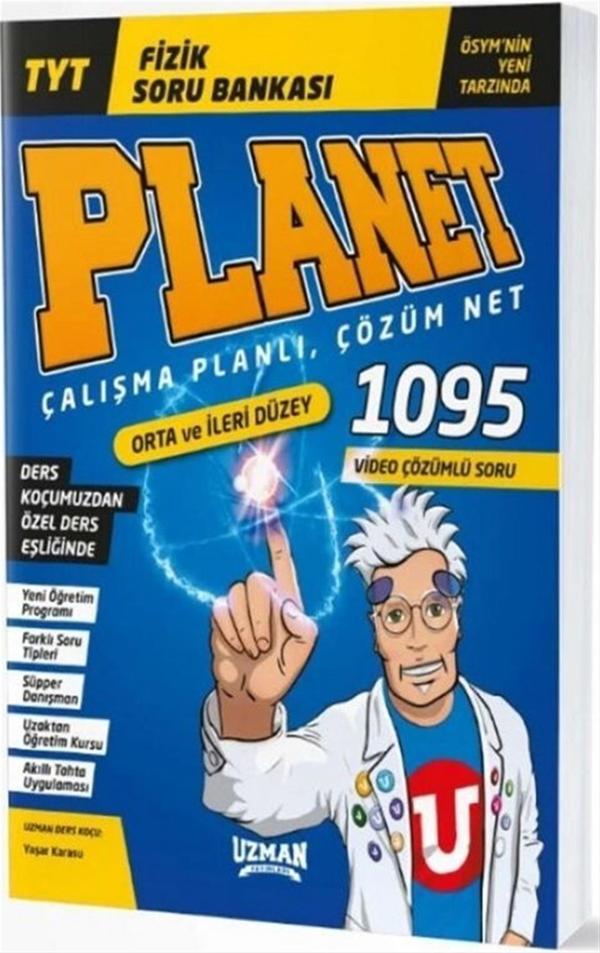 Uzman Yayınları Tyt Fizik Planet Orta ve İleri Düzey Soru Bankası - Uzman Yayınları - Image 1