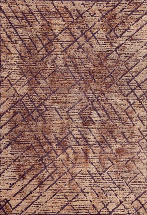 Aleksandrov Kahverengi Modern Etnik Desenli Pamuk Makinada Yıkanabilir Hav Toz Vermez Leke Tutmayan Kaymaz Taban Dijital Makine Baskı Salon Yolluk Mutfak Halı - Image 1