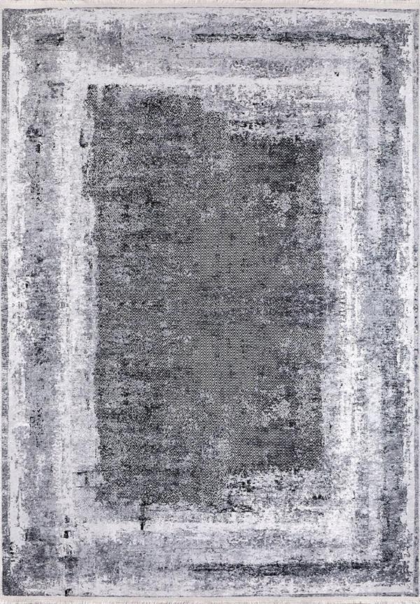 Neryungri Gri Modern Etnik Desenli Makinada Yıkanabilir Hav Toz Vermez Leke Tutmayan Kaymaz Taban Dijital Makine Baskı Salon Yolluk Mutfak Halı - Image 1
