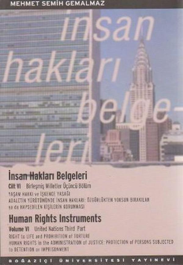 İnsan Hakları Belgeleri Cilt: 6 (Human Rights Instruments) - Boğaziçi Üniversitesi Yayınevi - Image 1
