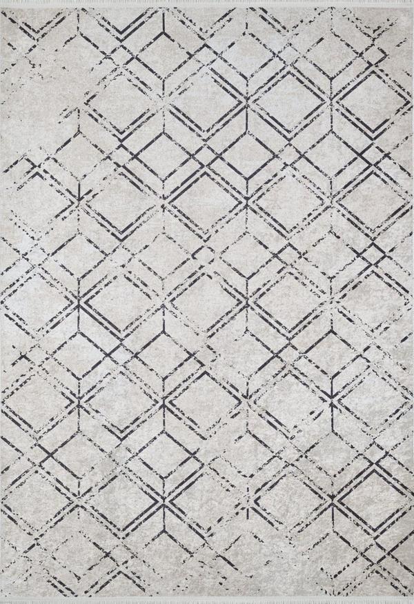 Campeche Bej Modern Etnik Desenli Makinada Yıkanabilir Hav Toz Vermez Leke Tutmayan Kaymaz Taban Dijital Makine Baskı Salon Yolluk Mutfak Halı - Image 1