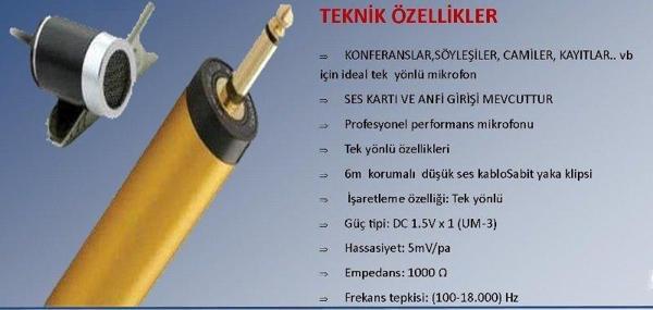 D-SOUND AS-70 YAKA MİKROFONU - Image 1
