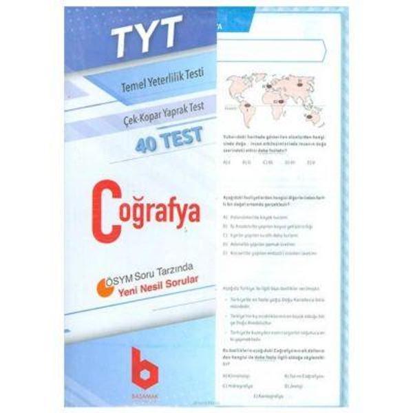 Basamak Yayınları Tyt Coğrafya Yaprak Test - Basamak Yayınları - Image 1
