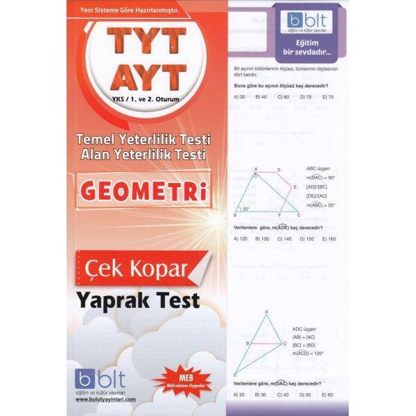 Bulut Eğitim Yayınları Tyt-Ayt Geometri Yaprak Test - Bulut Eğitim ve Kültür Yayınları - Image 1