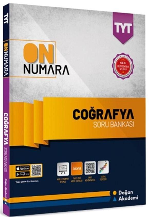 Doğan Akademi Yayınları Tyt Coğrafya On Numara Soru Bankası  - Doğan Akademi - Image 1