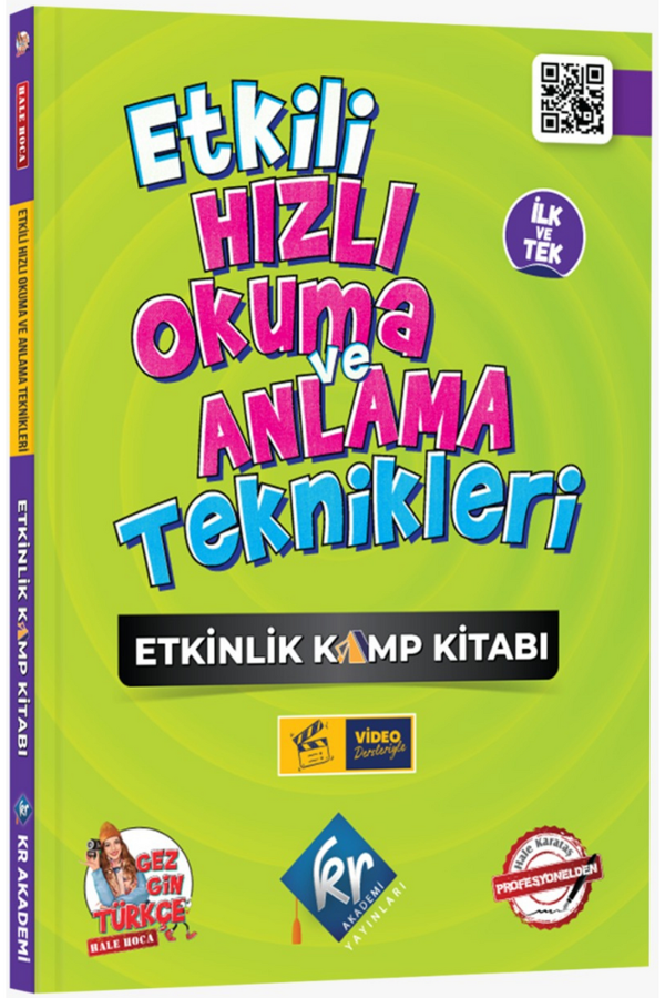 Kr Akademi Yayınları Türkçe Etkili Hızlı Okuma Anlama Teknikleri Gezgin Hale Hoca Kamp Kitabı - KR Akademi - Image 1