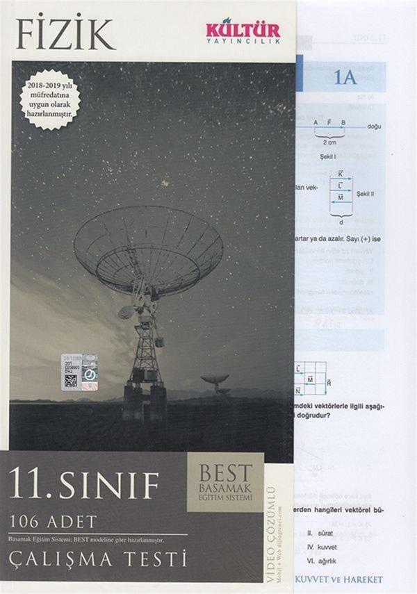 Kültür Yayınları 11. Sınıf Fizik Çalışma Testi - Kültür Yayınları - Image 1