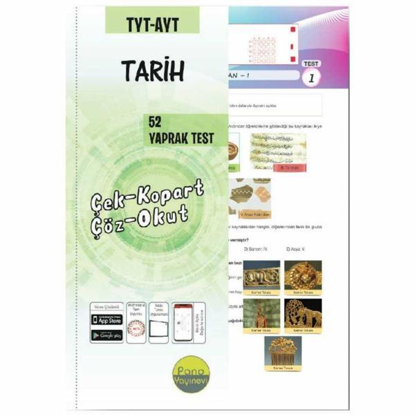 Pano Yayınları Tyt-Ayt Tarih Yaprak Test - Pano Yayınları - Image 1