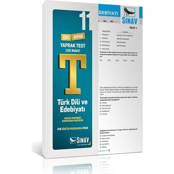 Sınav Yayınları 11. Sınıf Türk Dili Ve Edebiyatı Yaprak Test - Sınav Yayınları - Image 1