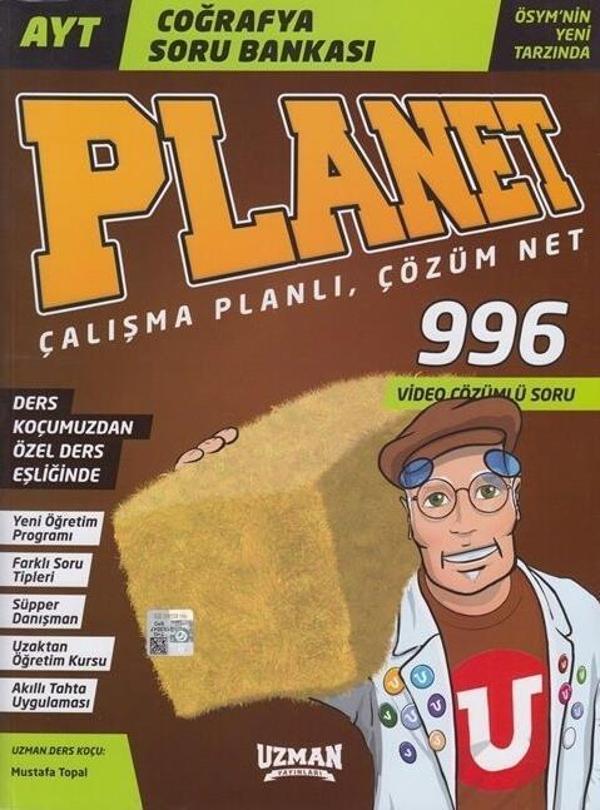 Uzman Yayınları Ayt Coğrafya Planet Orta ve İleri Düzey Soru Bankası - Uzman Yayınları - Image 1