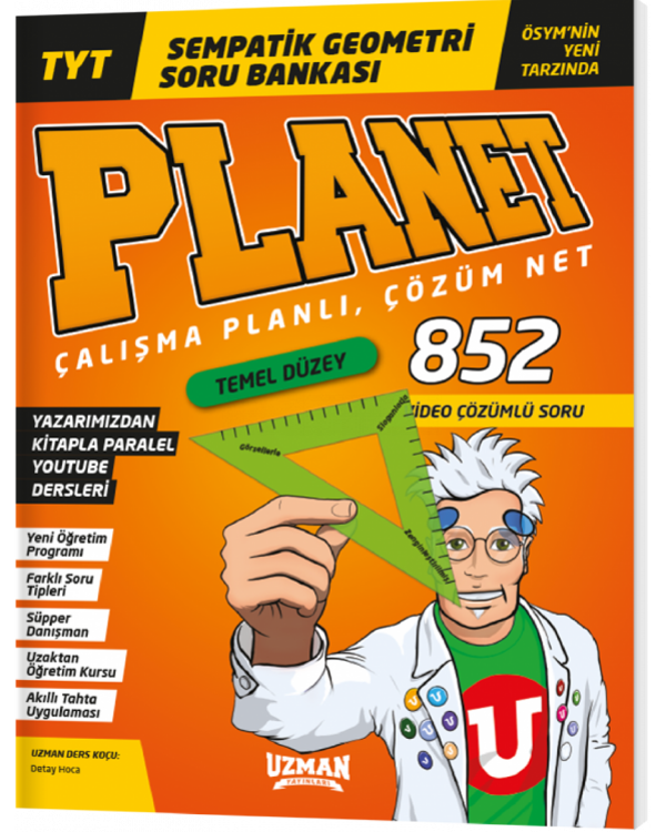 Uzman Yayınları Tyt Geometri Planet Temel Düzey (Sempatik) Soru Bankası - Uzman Yayınları - Image 1