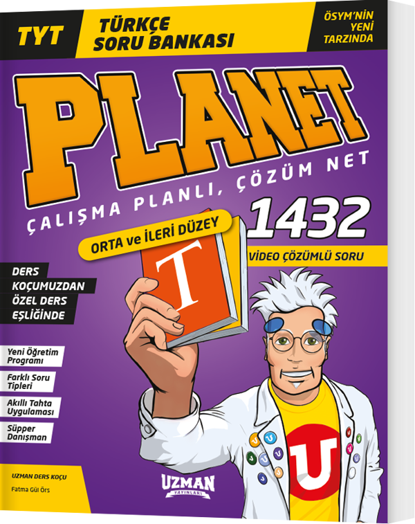 Uzman Yayınları Tyt Türkçe Planet Orta ve İleri Düzey Soru Bankası - Uzman Yayınları - Image 1