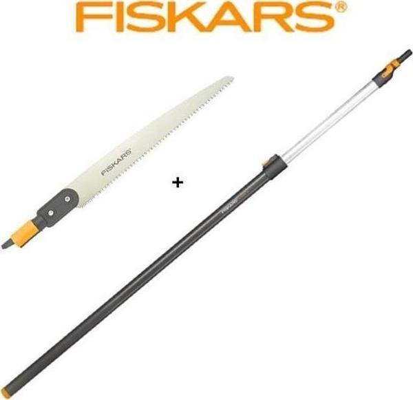 Fiskars 136528 Yüksek Dal Kesimi -Teleskopik Sap ve Düz Testere - Image 1