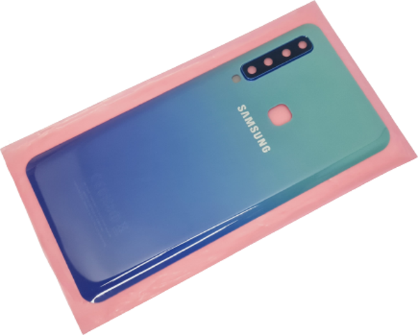 Tkgz Samsung Galaxy A9 A920 Arka Pil Batarya Kapağı (CAM FULL LENSLİ ORJİNAL) MAVİ - Image 1