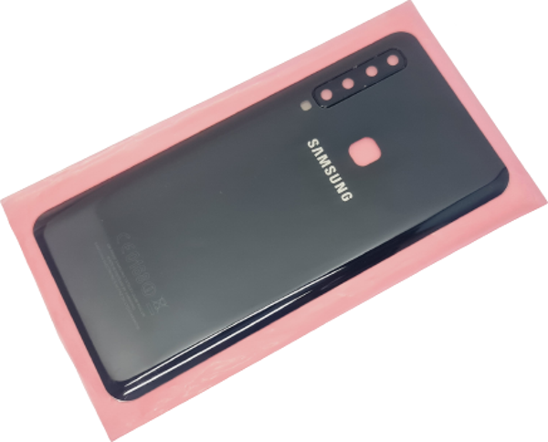 Tkgz Samsung Galaxy A9 A920 Arka Pil Batarya Kapağı (CAM FULL LENSLİ ORJİNAL) SİYAH - Image 1