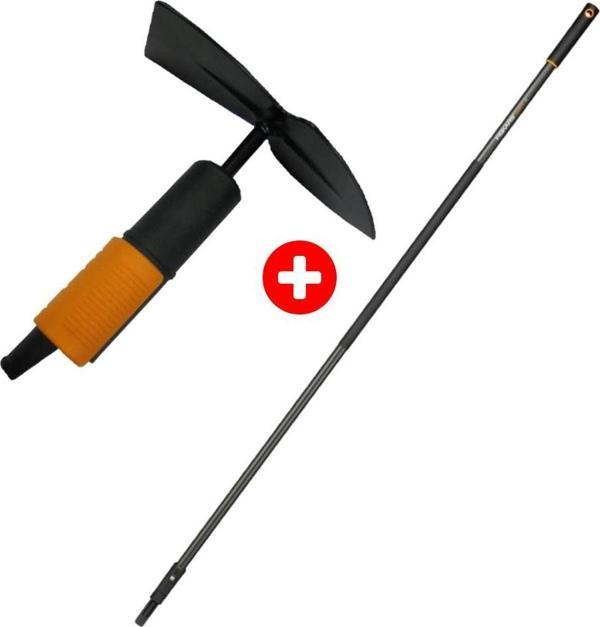 Fiskars 137562 Quickfit Çift Taraflı El Çapası + Grafit Sap 156 cm - Image 1