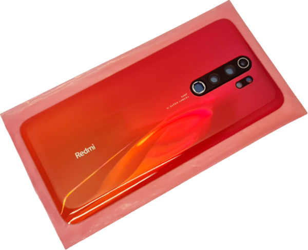 Tkgz Xiaomi Redmi Note 8 PRO Arka Kapak (Cam Lensli) Kırmızı - Image 1