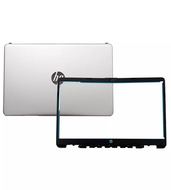 Hp 15-DY 15-EF 15-EQ 15-FQ 15S-ER 15S-FR 15S-FQ 15S-EQ Lcd Back Cover + Bezel SET (Silver, Gri) - Image 1