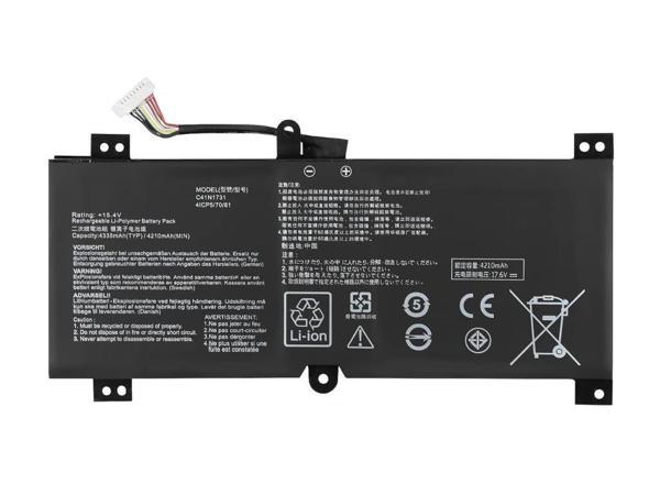 Asus ROG Strix G15 G512L, C41N1731-1 Notebook Bataryası, Laptop Pili - Ver.1 / RASL-184 - Image 1