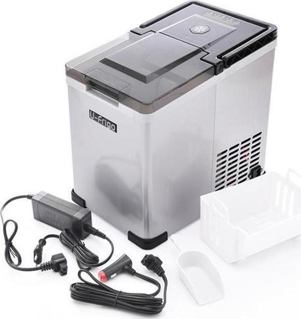 U-Frigo Marin/Karavan Buz Makinesi 12Kg/Gün (12V-24V-220V, 60W) -0210 - Image 1