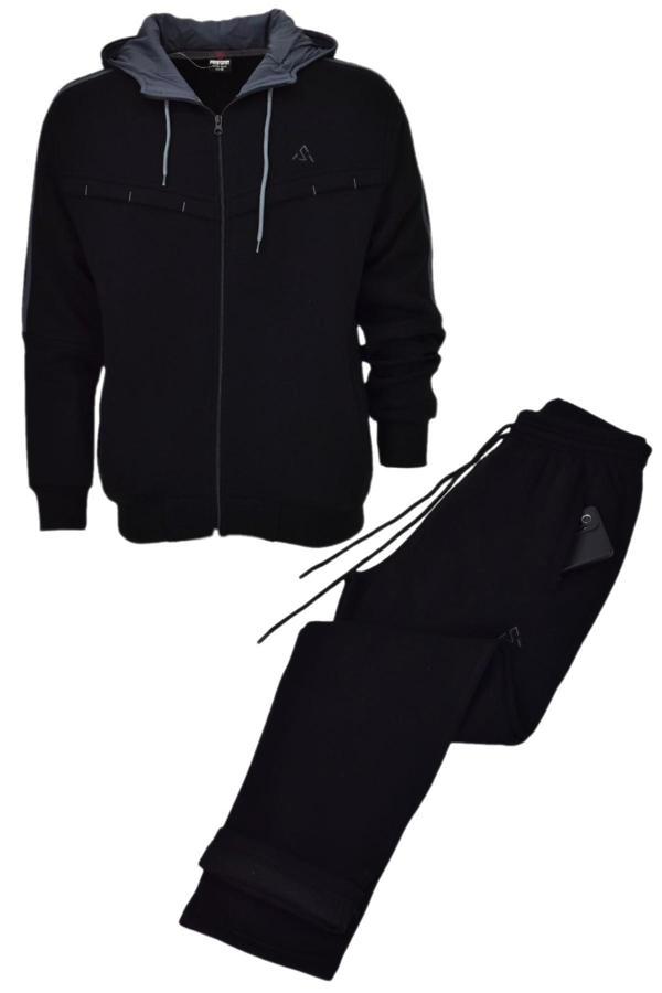 Erkek Kapüşonlu 3 İplik Eşofman Takım 3281 BGL-ST04775 - Image 1