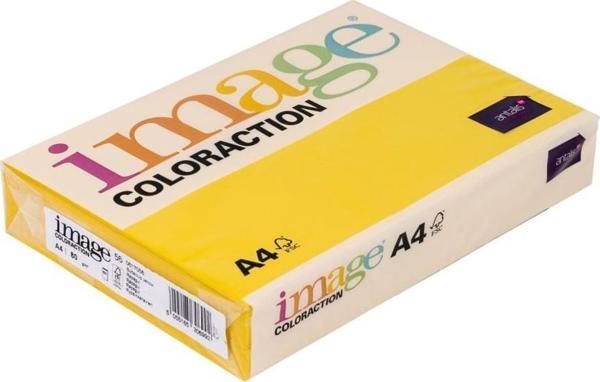 İmage A4 Renkli Fotokopi Kağıdı Kanarya Sarı 1 Paket 500 Adet - Image 1